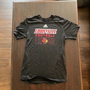Black Louisville Football Tee Shirt Black Large